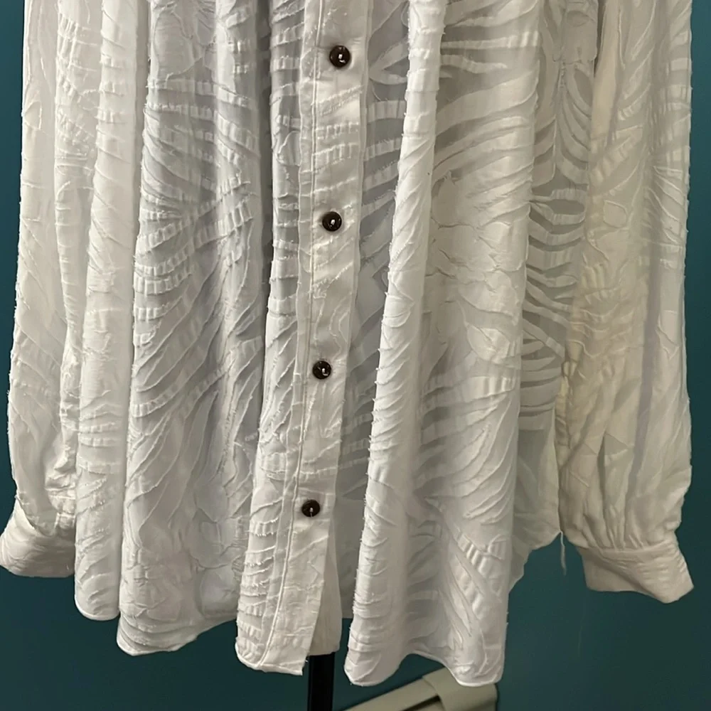 NEW Free People Can’t Stop Dreaming White Tunic Size Small